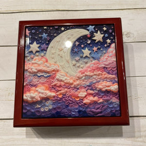 Moon + Stars Jewelry Box