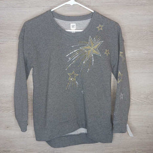 10: Grey Star Stitch Sweatshirt