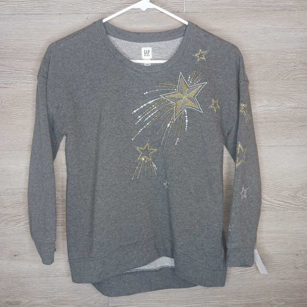 10: Grey Star Stitch Sweatshirt