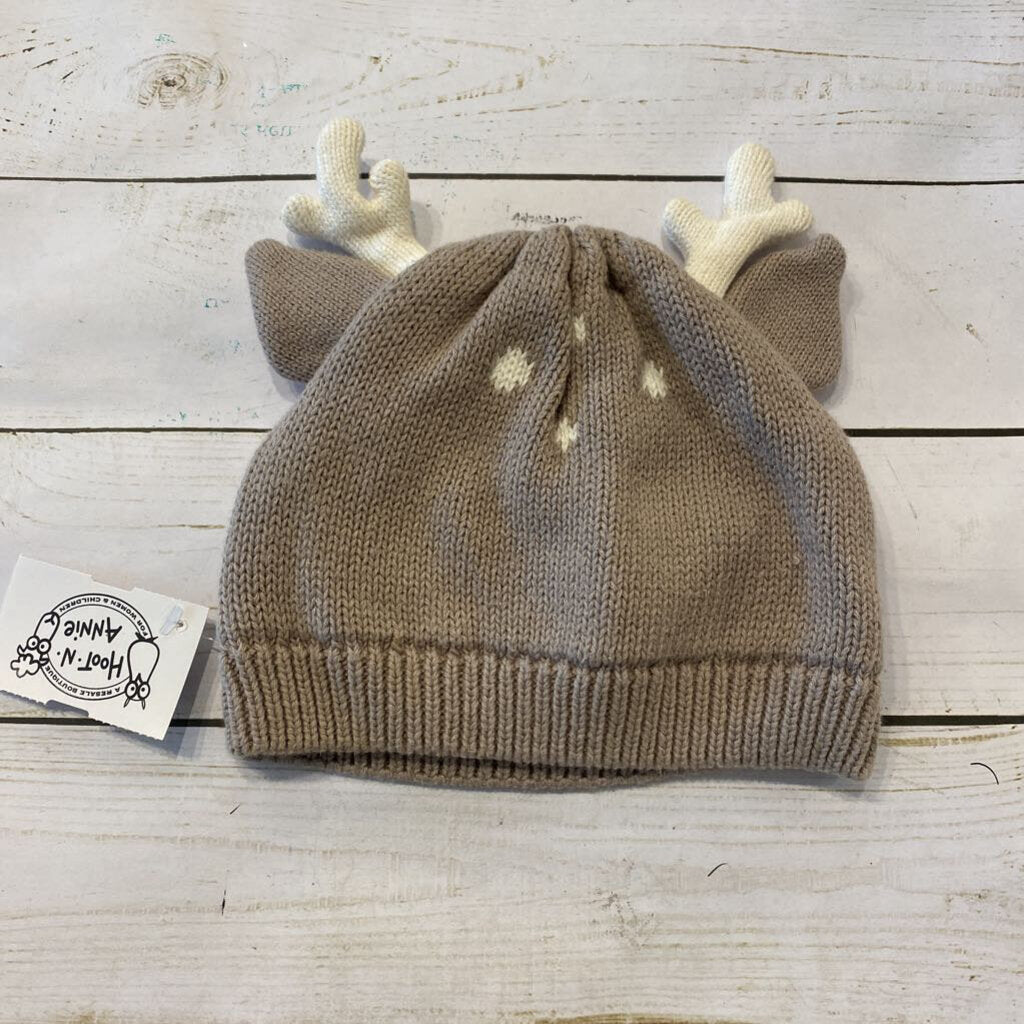 3-6M: Deer Knit Hat