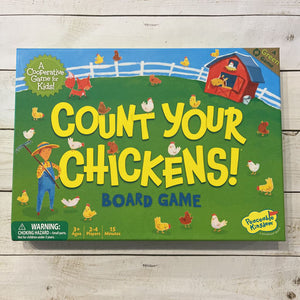 NEW Peaceable Kingdom Count Your Chickens Game