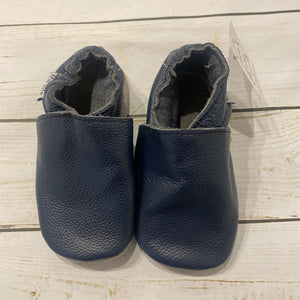 12-18M: Navy Leather Shoes