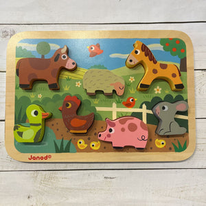 Janod Wooden Animal Puzzle