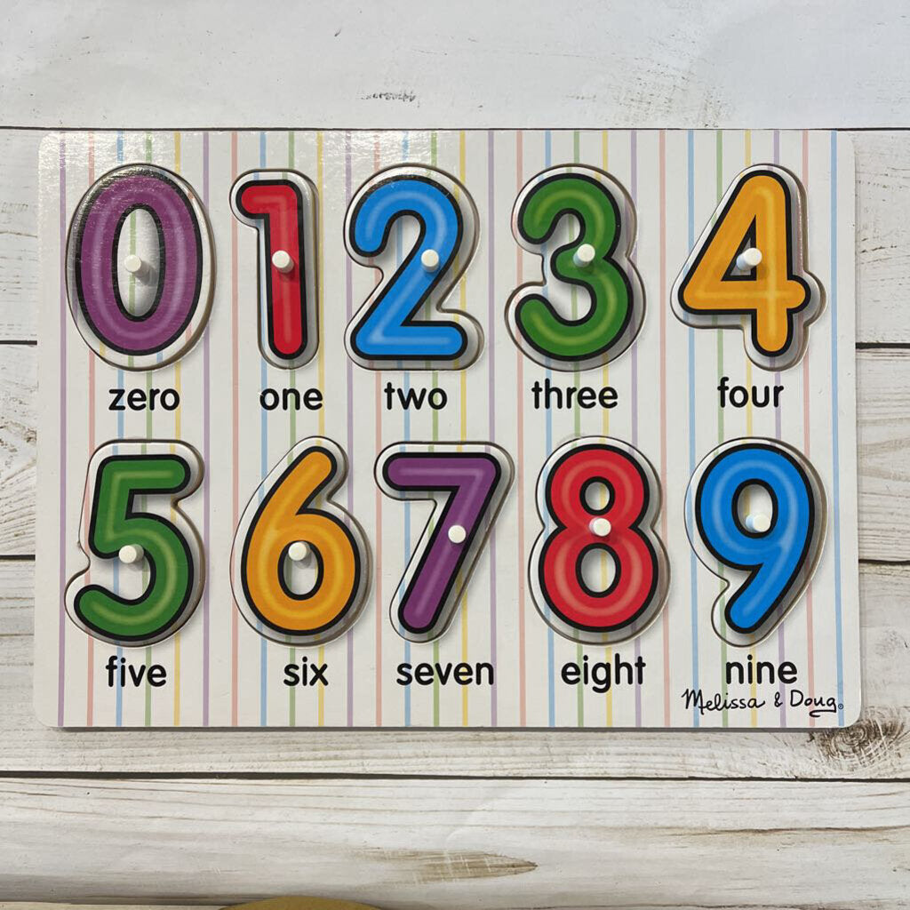 Melissa & Doug Number Peg Puzzle