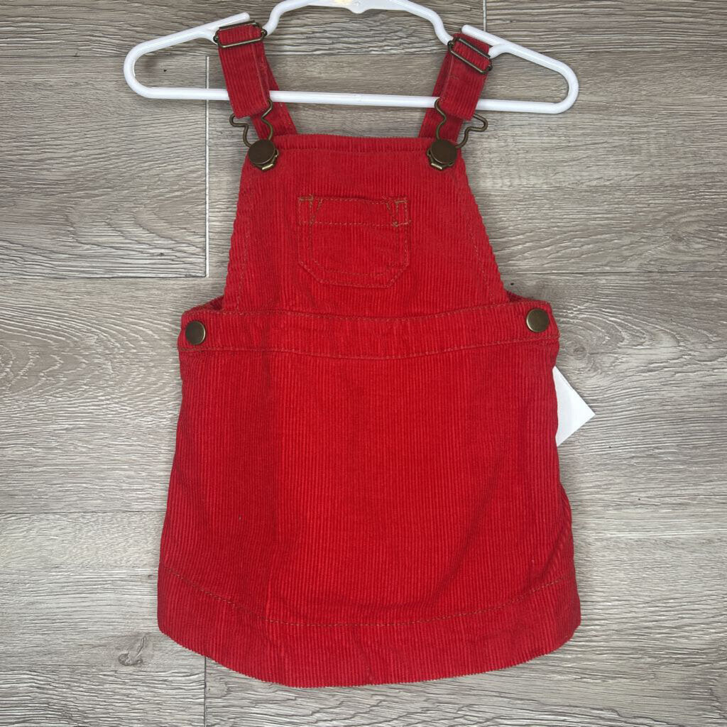 3-6M: Red Corduroy Jumper