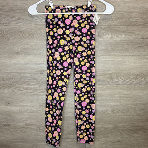 8: Brown Floral Leggings