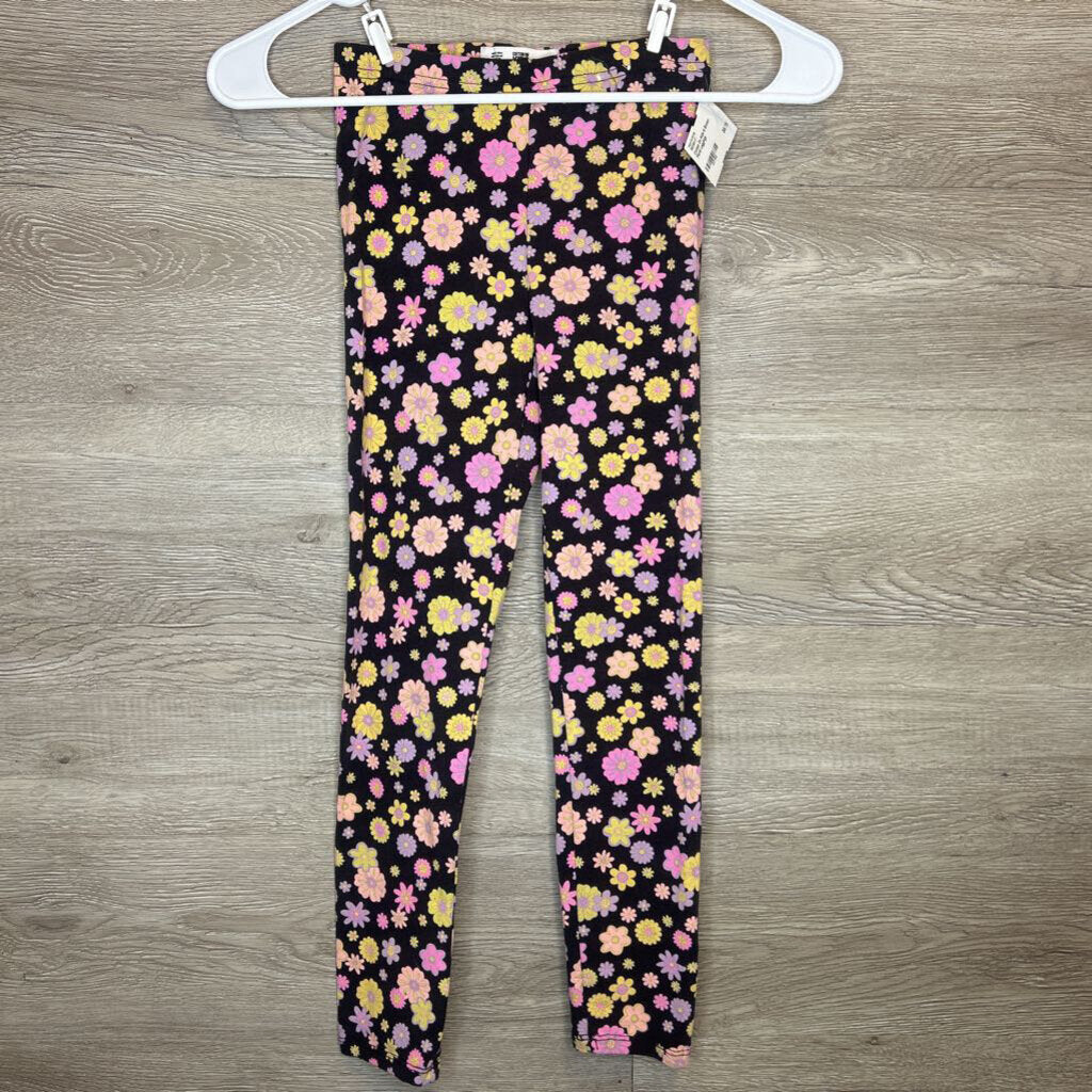 8: Brown Floral Leggings