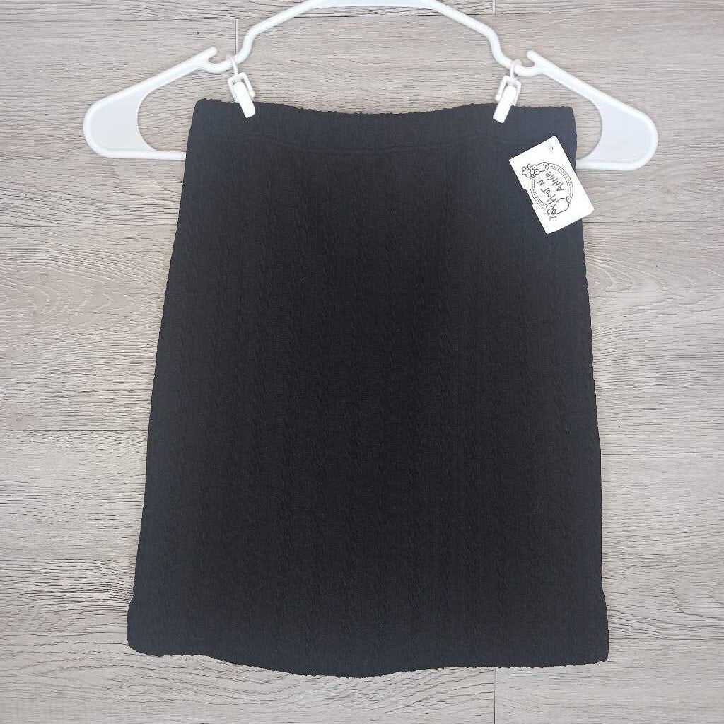 10: Black Cable Knit Pencil Skirt