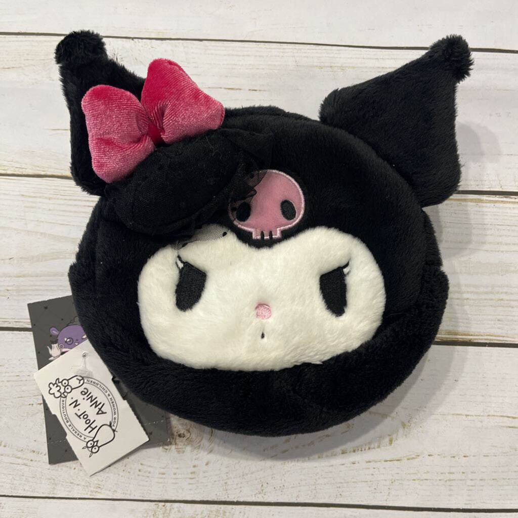 NEW Sanrio Kuromi Plush Coin Purse