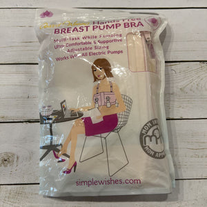 XS-L: NEW Pink Hands Free Pumping Bra