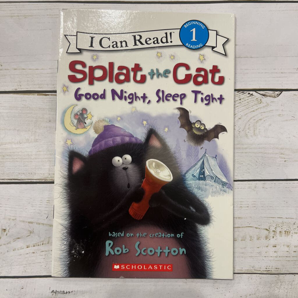 Used Book - I Can Read Splat the Cat Good Night Sleep Tight