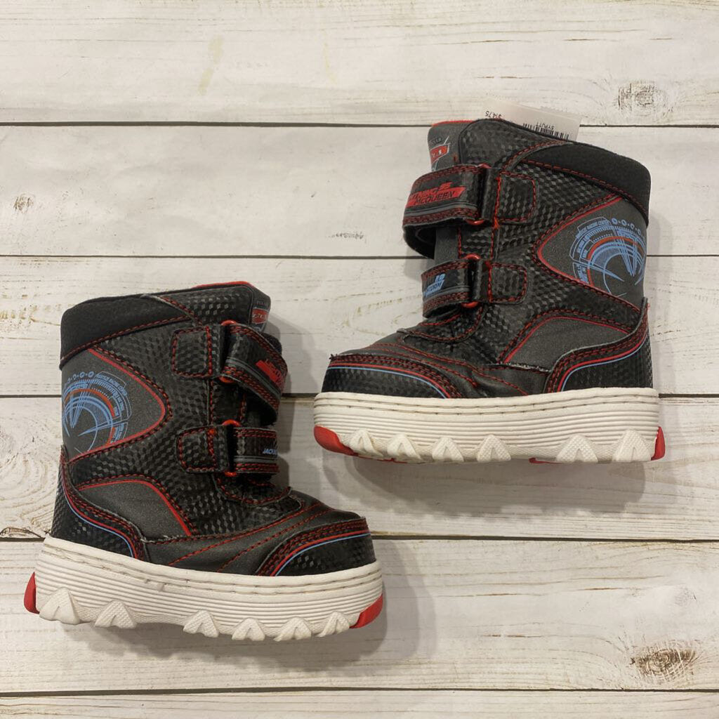 Size 7: Lightning McQueen Winter Boots