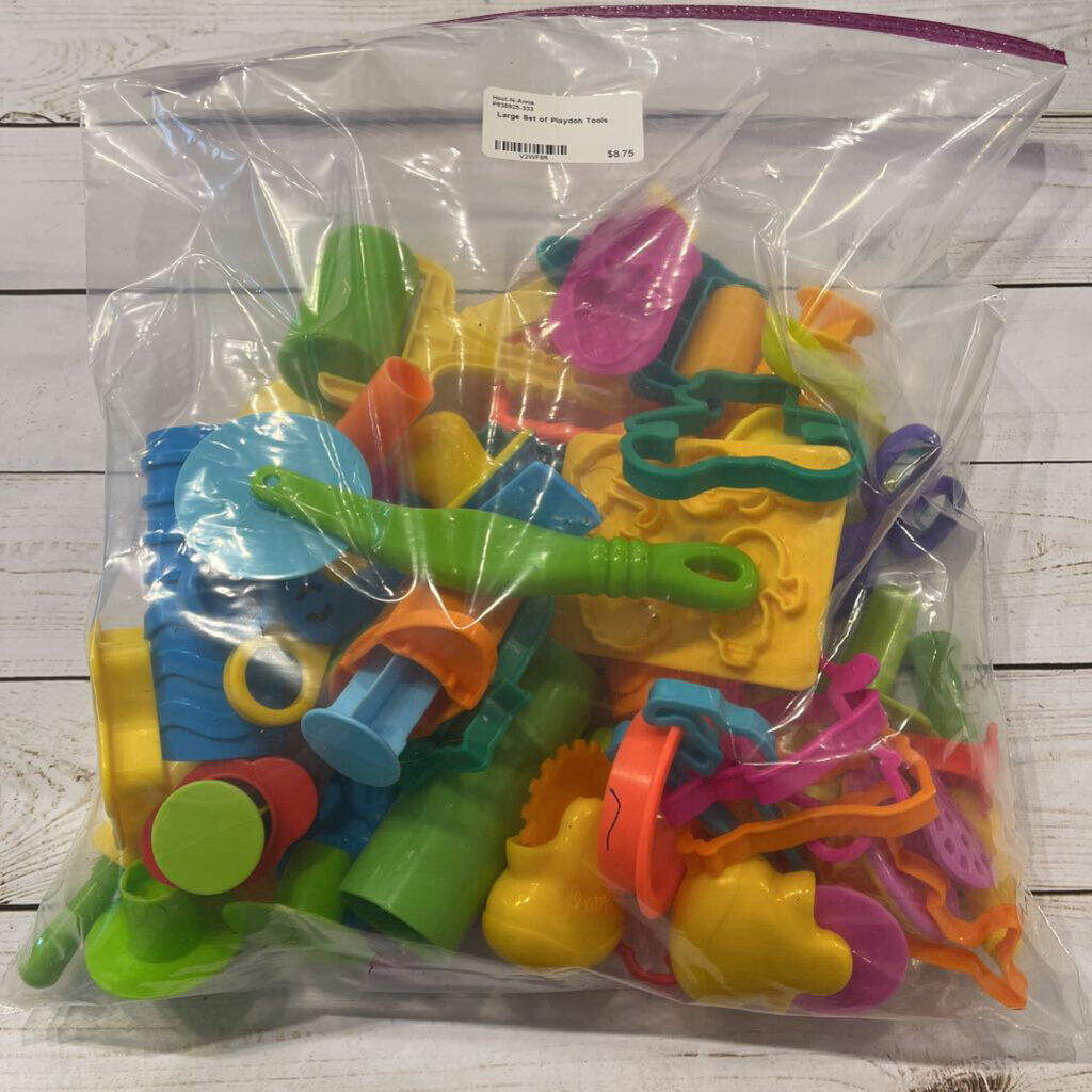 Large Set of Playdoh Tools