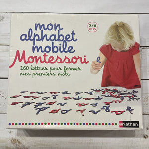 NEW Nathan Montessori Alphabet Cards in French