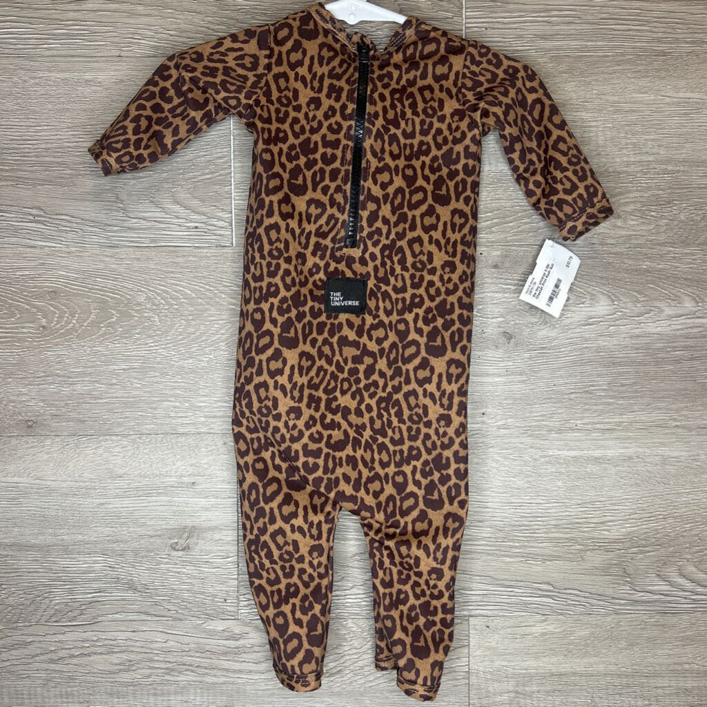 0-3M: Cheetah Print Rash Suit