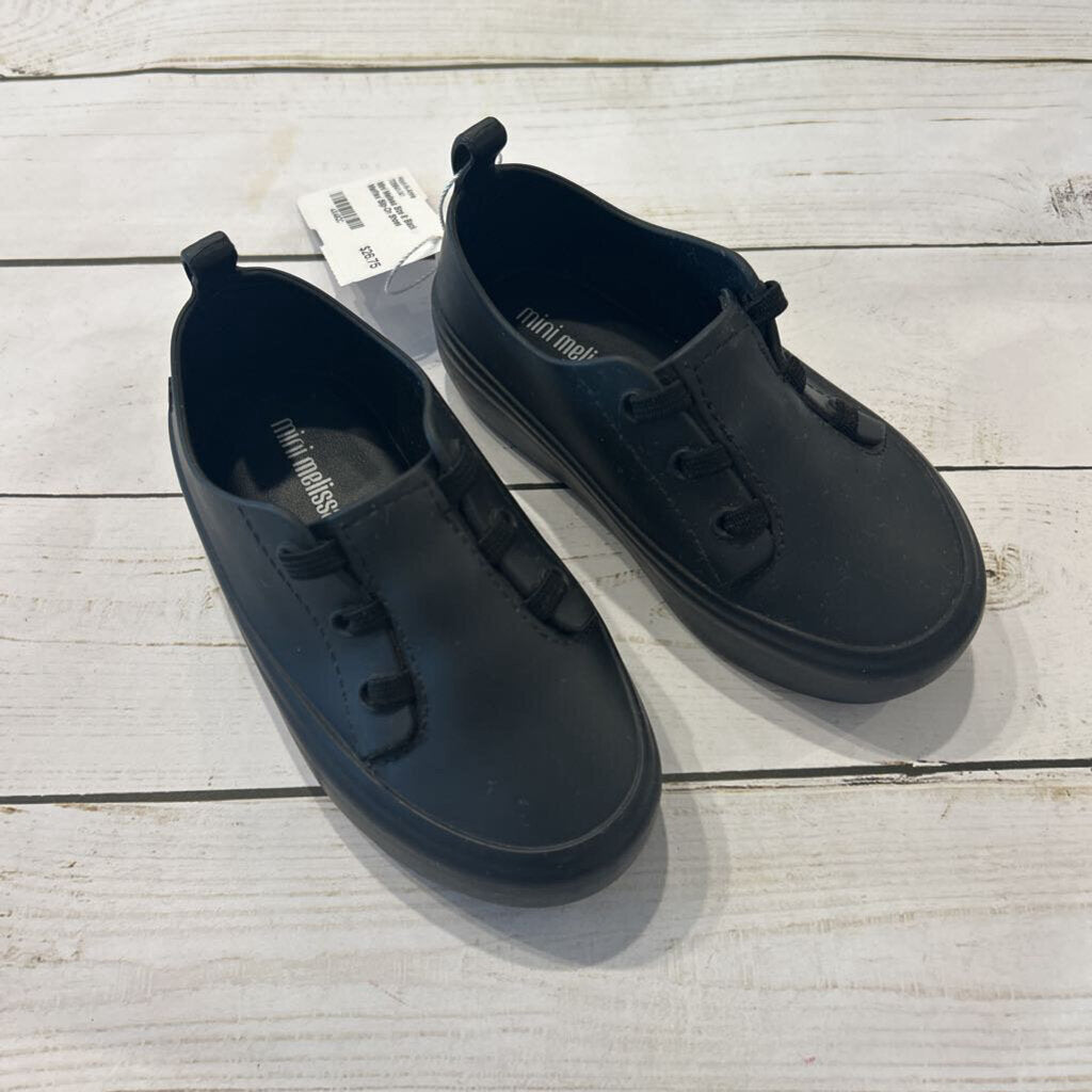 Size 8: Black Melflex Slip-On Shoes