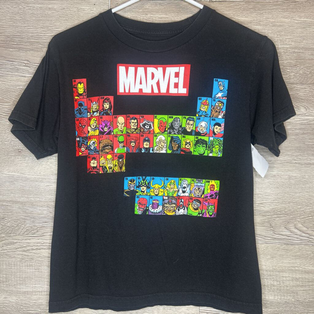 10: Black Marvel Elements Tee