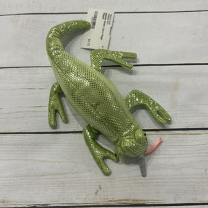 Metallic Green Lizard Finger Puppet