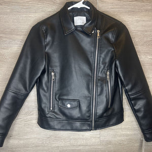 10: Black Pleather Jacket