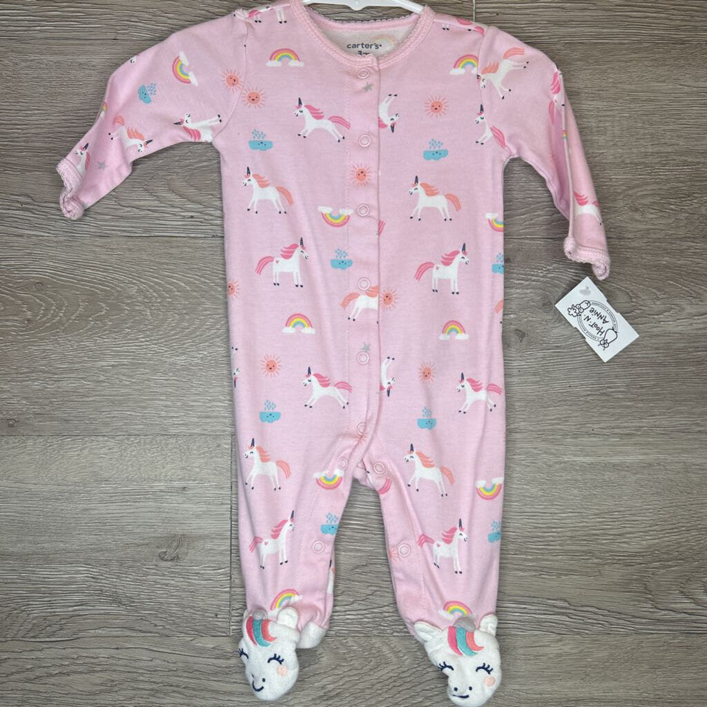 3M: Pink Unicorn Print Pajamas