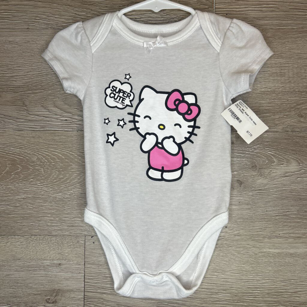 18M: Super Cute Hello Kitty Onesie