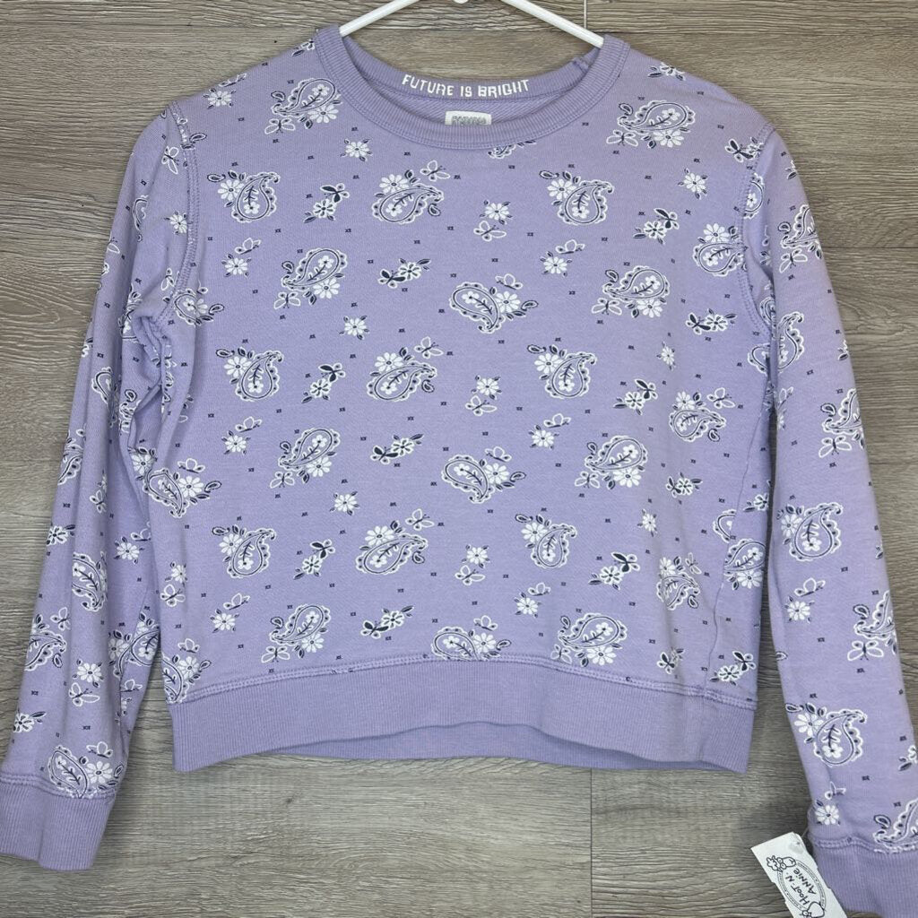 14: Lavender Floral + Paisley Sweatshirt