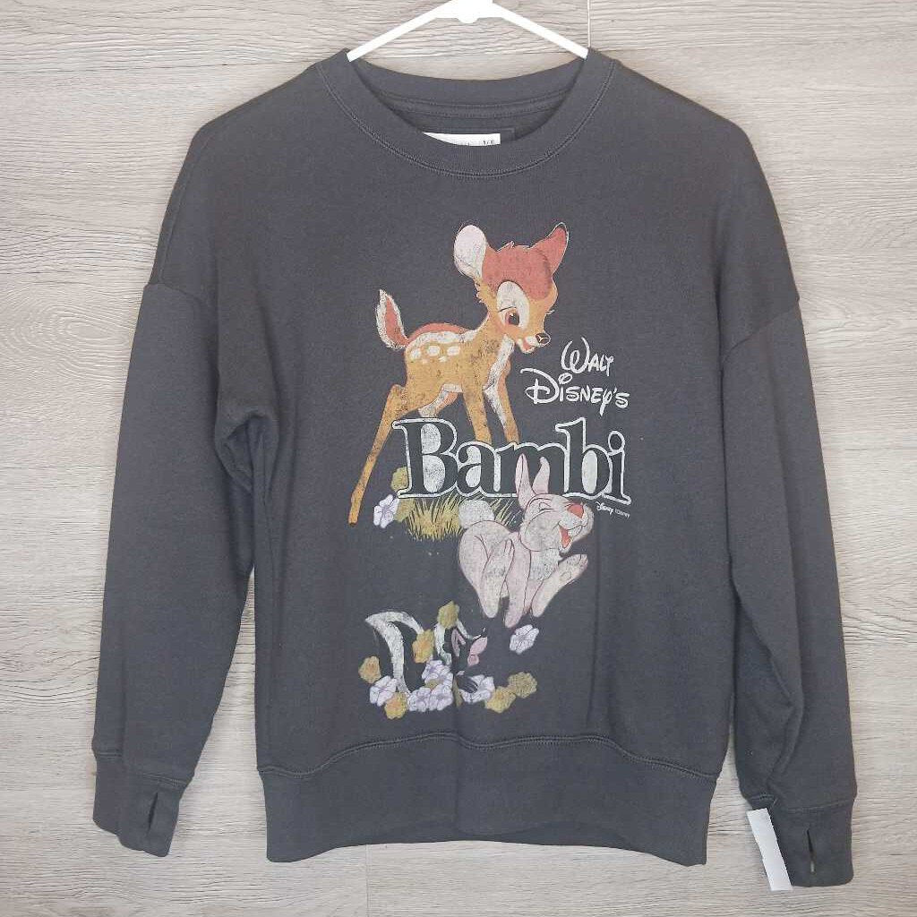 10: Charcoal Bambi Sweatshirt