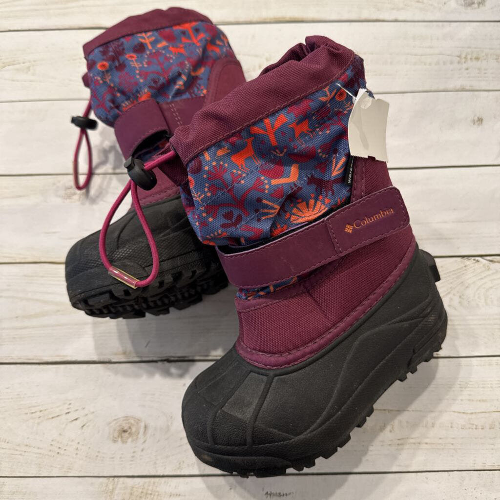 Size 10: Plum Flora + Fauna Snow Boots