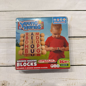 NEW Young Hands Wooden Reading Blocks