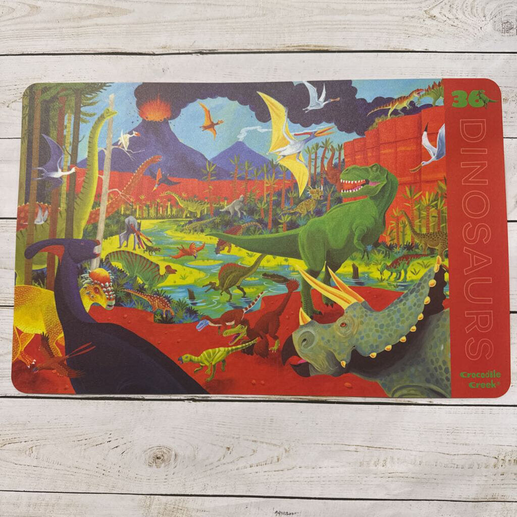 Crocodile Creek Dinosaurs Activity Feeding Mat