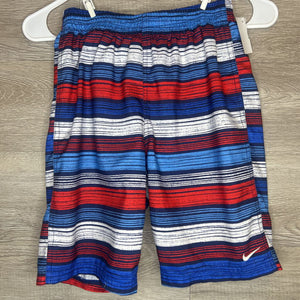 10: RW&B Striped Swim Trunks