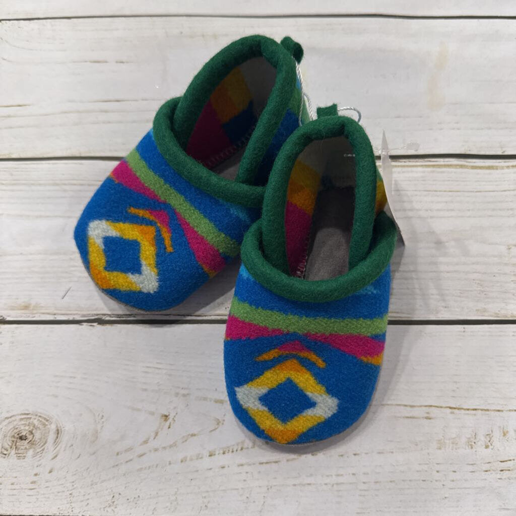 6-12M: Colorful Wool Booties