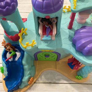 Lakeshore Under the Sea Mermaid Castle w/ 3 Mermaid Figures