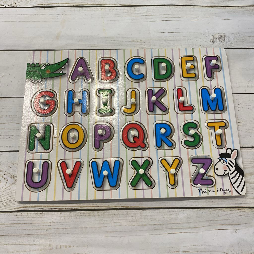 Melissa & Doug Alphabet Peg Puzzle