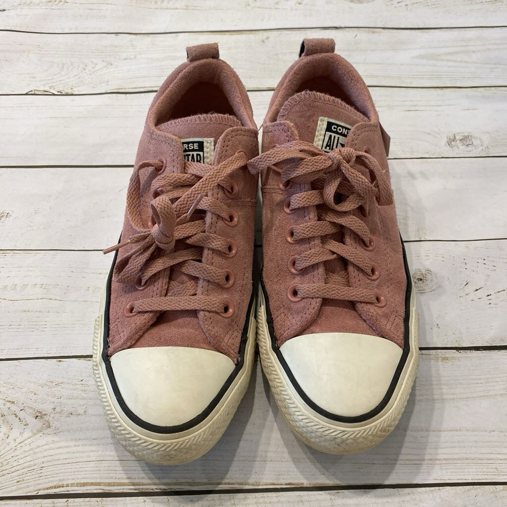 Size 7.5: Dusty Pink Suede Lace-Ups