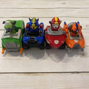 Set of 4 Paw Patrol Vehicles