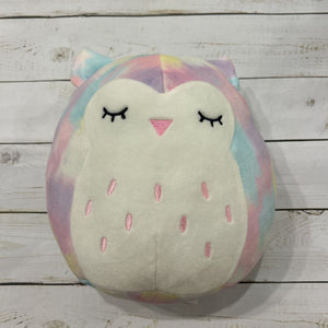 Lesedi Owl Tie-Dye Rainbow Squishmallow