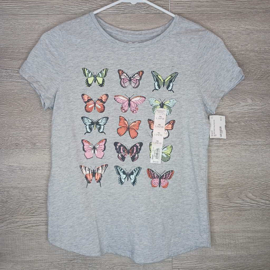 10/12: NEW Grey Butterfly Tee