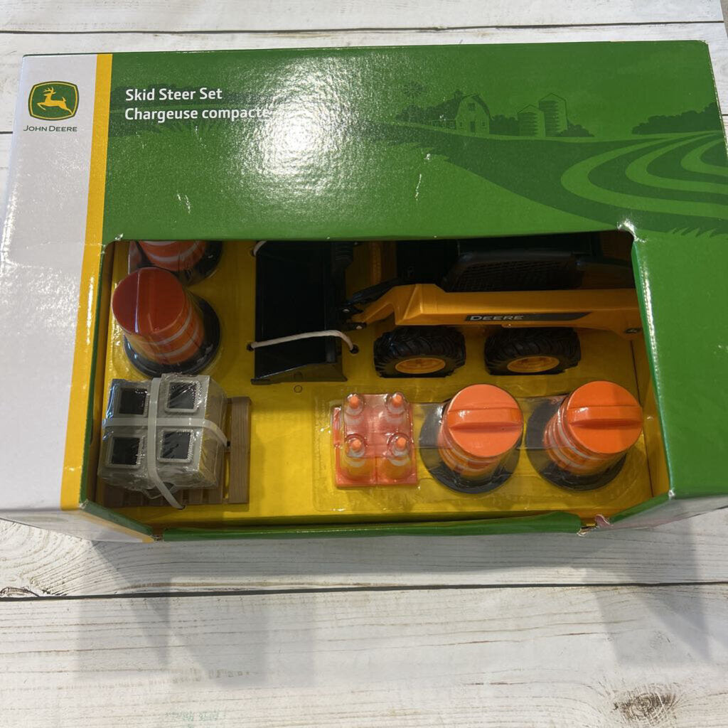 NEW: John Deere Tractor Skid Steer Set