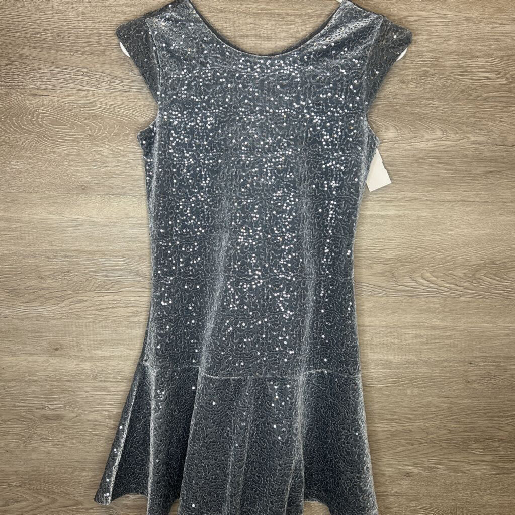 14: Grey Sequin Detailed Dress