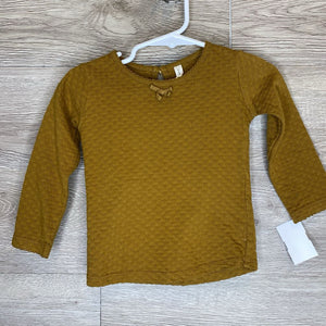 12-18M: Mustard Seed Dainty Textured Top