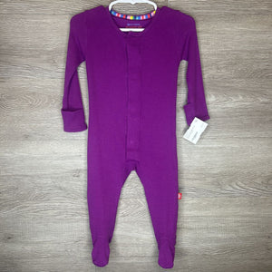 3-6M: Purple Thermal Pajamas