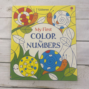 NEW Usborne My First Color by Number