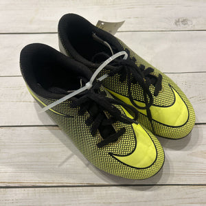 Size 13: Black + Neon Yellow Cleats