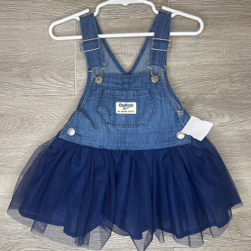 12M: Navy Tulle Skirted Jumper