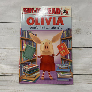 Used Book - Ready to Read Olivia Goes to the Library