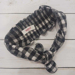 Seed B&W Checkered Headband