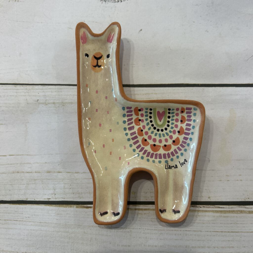 Ceramic Llama Dish