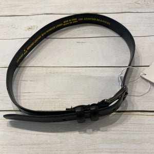 Kids Black Leather Belt