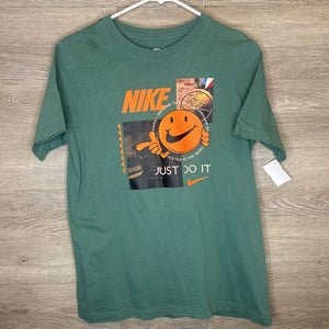 16: Sage + Orange Logo Tee